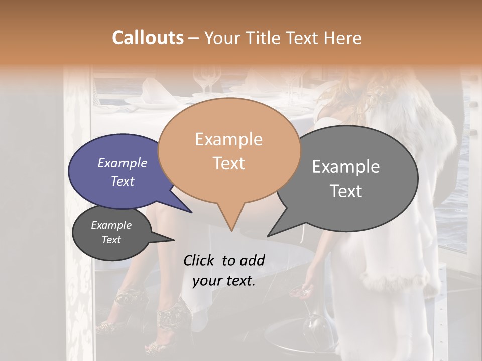 Fashion Young Woman PowerPoint Template