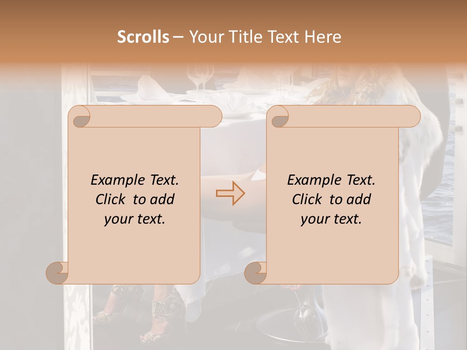 Fashion Young Woman PowerPoint Template
