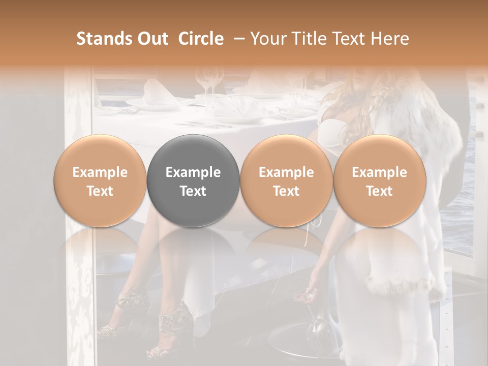 Fashion Young Woman PowerPoint Template