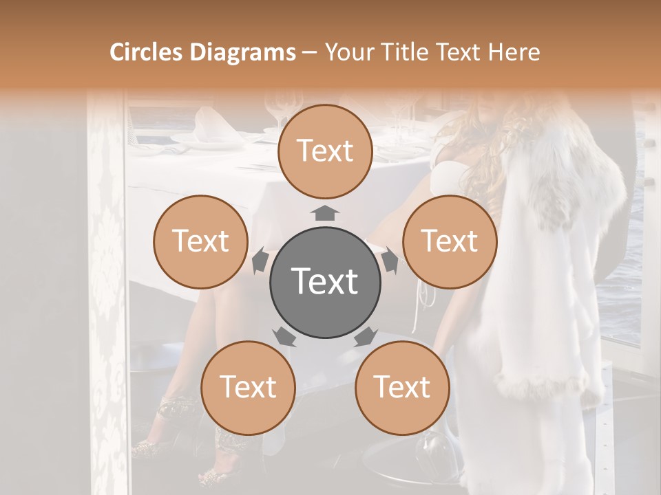 Fashion Young Woman PowerPoint Template