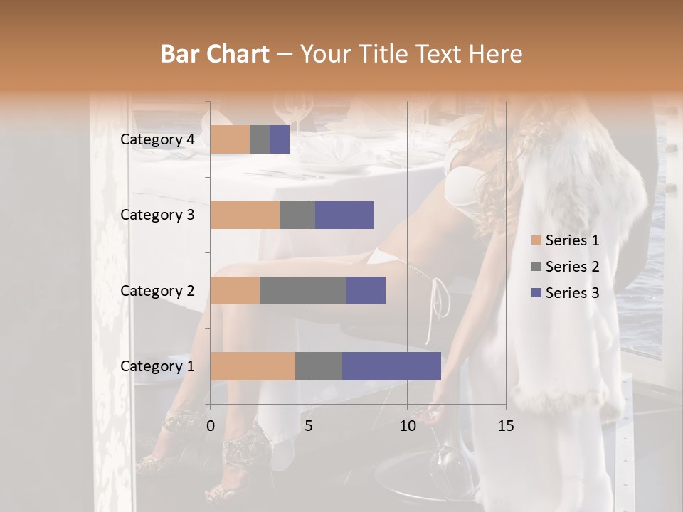 Fashion Young Woman PowerPoint Template