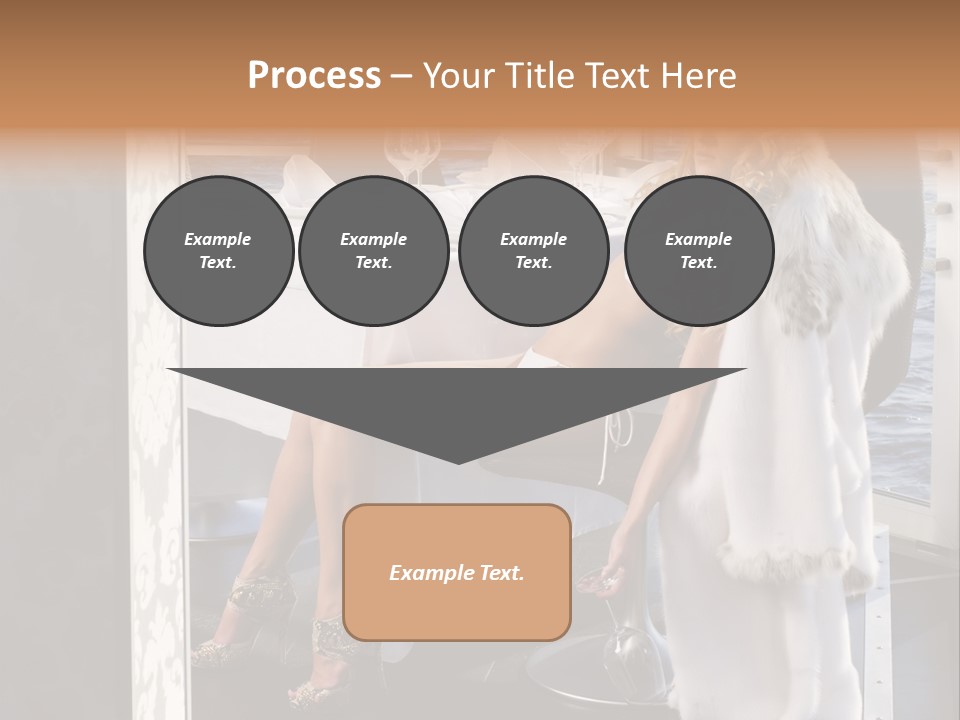 Fashion Young Woman PowerPoint Template