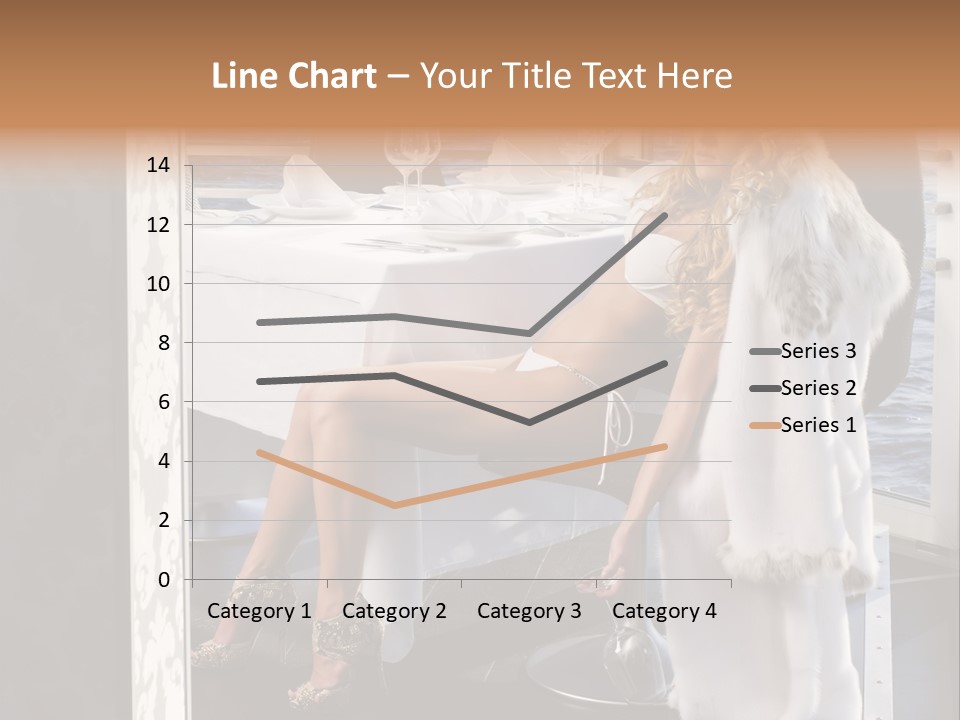 Fashion Young Woman PowerPoint Template