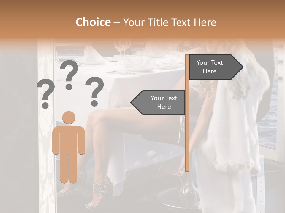 Fashion Young Woman PowerPoint Template