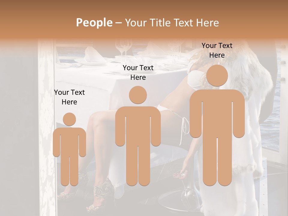 Fashion Young Woman PowerPoint Template