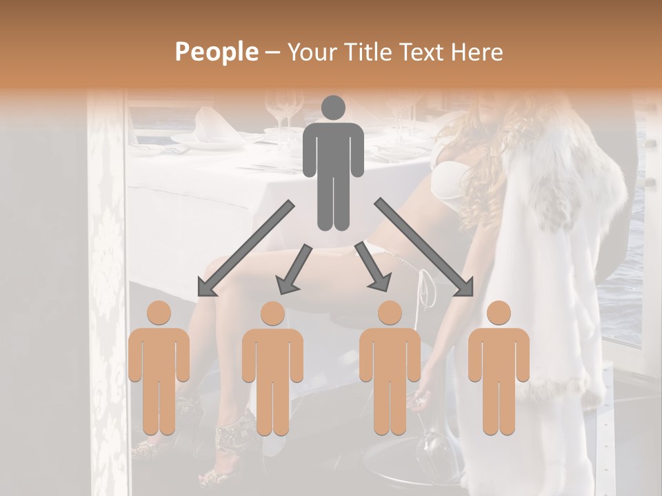 Fashion Young Woman PowerPoint Template