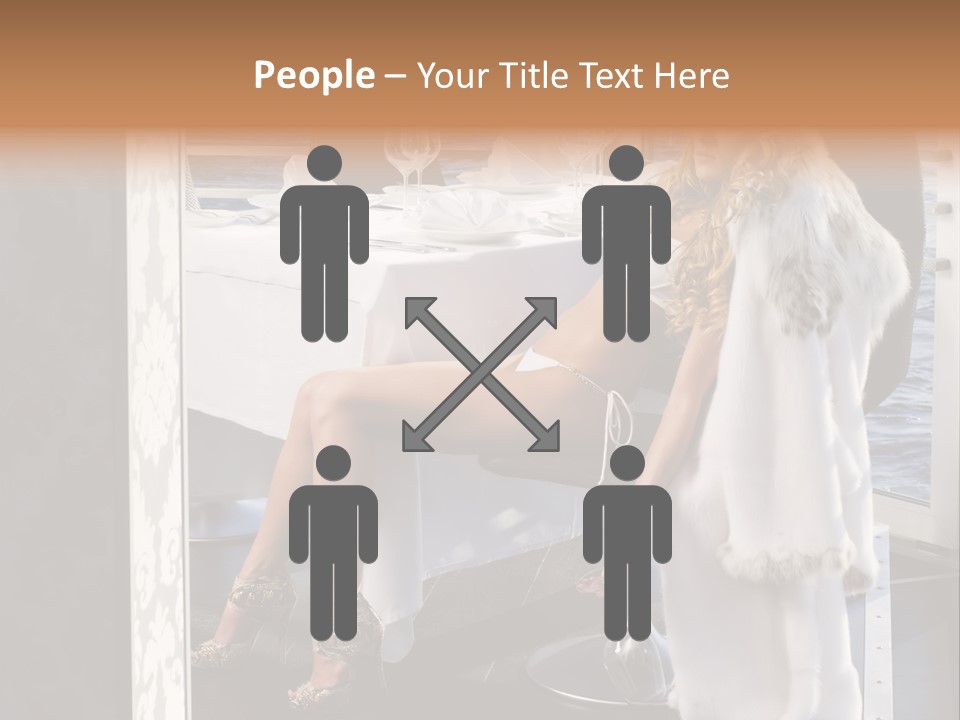 Fashion Young Woman PowerPoint Template