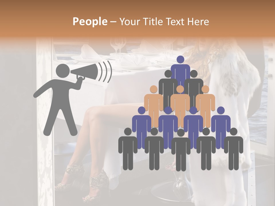 Fashion Young Woman PowerPoint Template