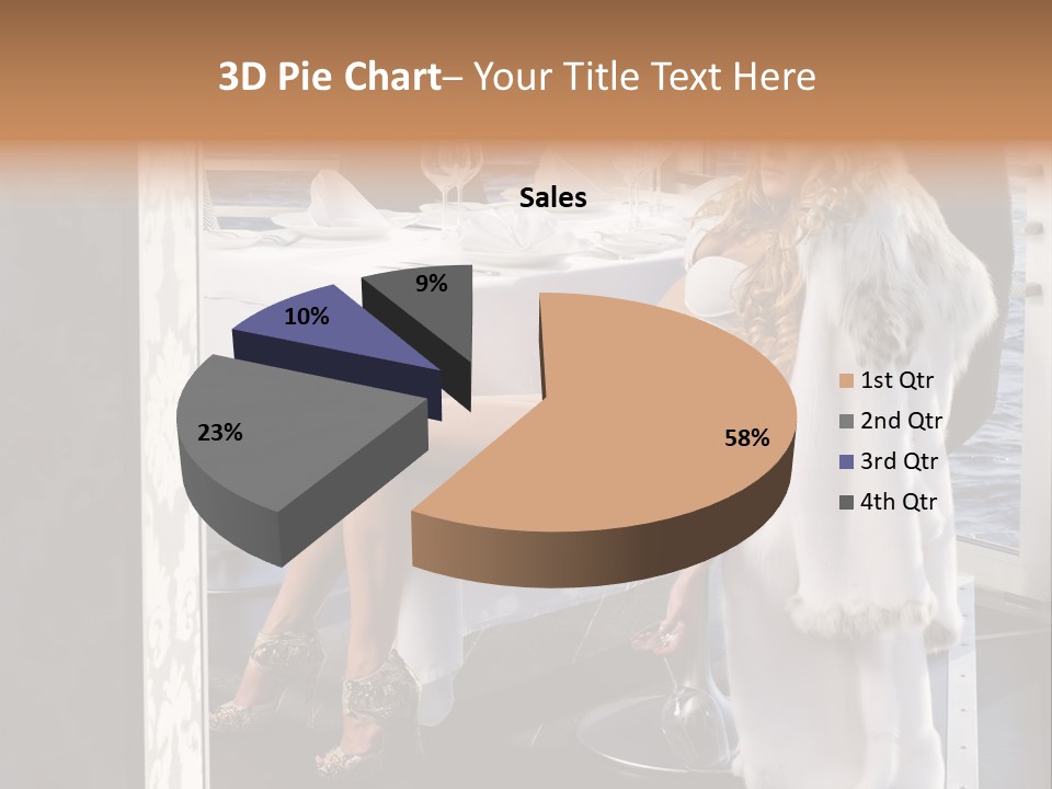 Fashion Young Woman PowerPoint Template