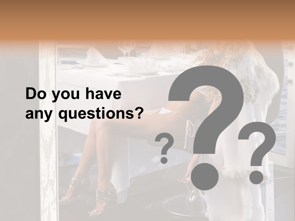 Fashion Young Woman PowerPoint Template