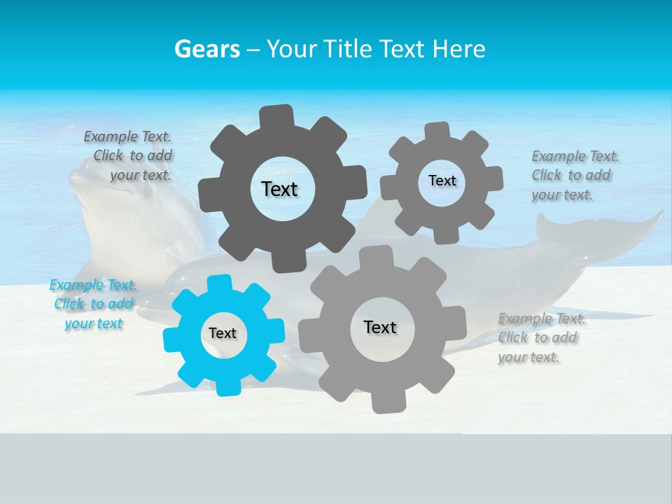 Creature Grey Mammal PowerPoint Template