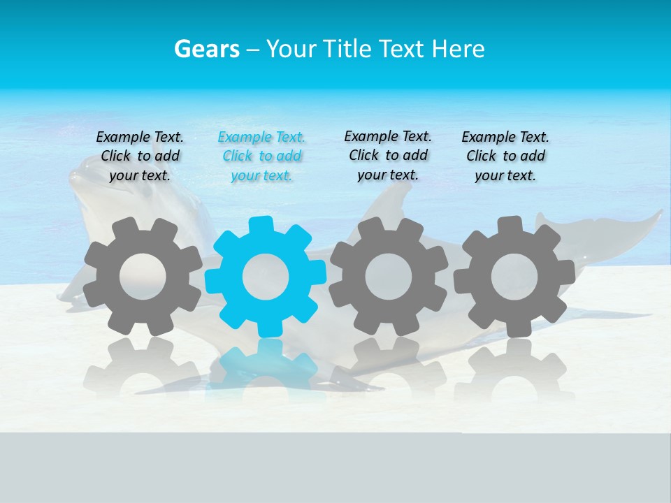 Creature Grey Mammal PowerPoint Template