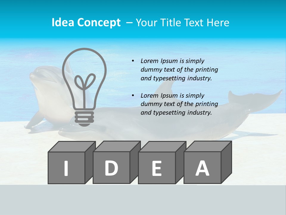 Creature Grey Mammal PowerPoint Template