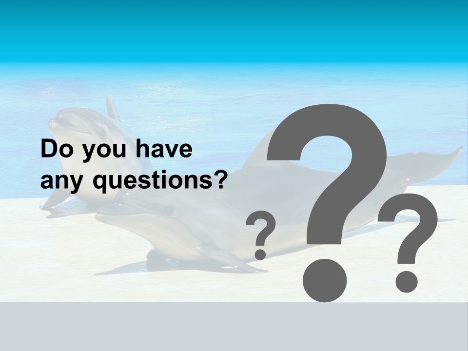 Creature Grey Mammal PowerPoint Template