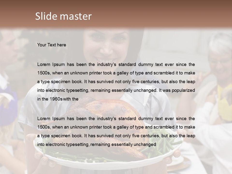 Grandfather Christmas Cheerful PowerPoint Template