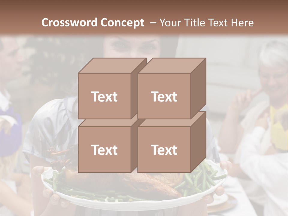 Grandfather Christmas Cheerful PowerPoint Template