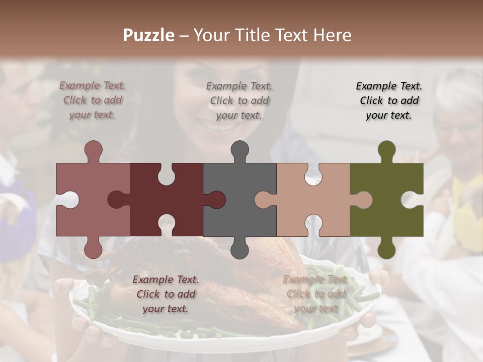 Grandfather Christmas Cheerful PowerPoint Template