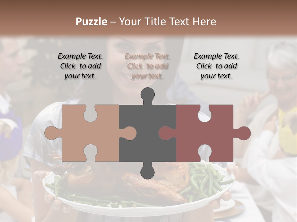 Grandfather Christmas Cheerful PowerPoint Template