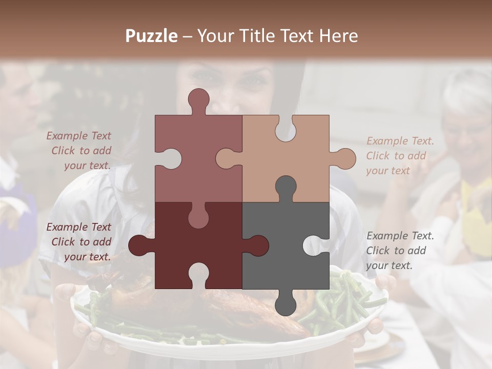 Grandfather Christmas Cheerful PowerPoint Template