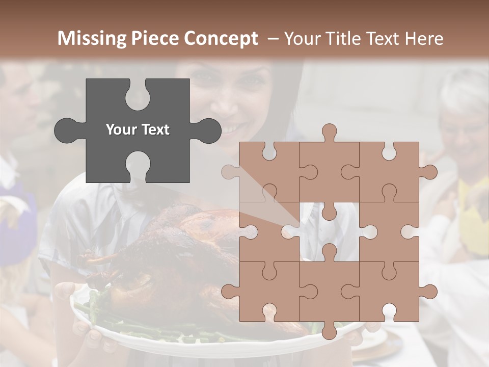 Grandfather Christmas Cheerful PowerPoint Template