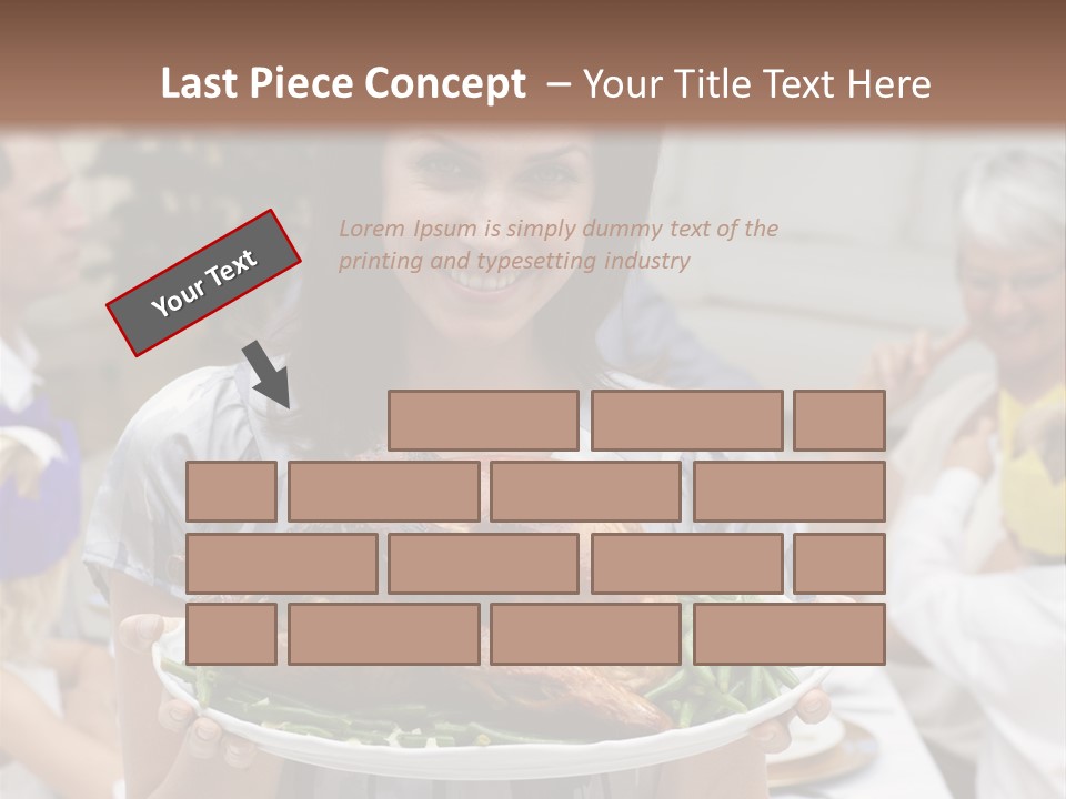 Grandfather Christmas Cheerful PowerPoint Template