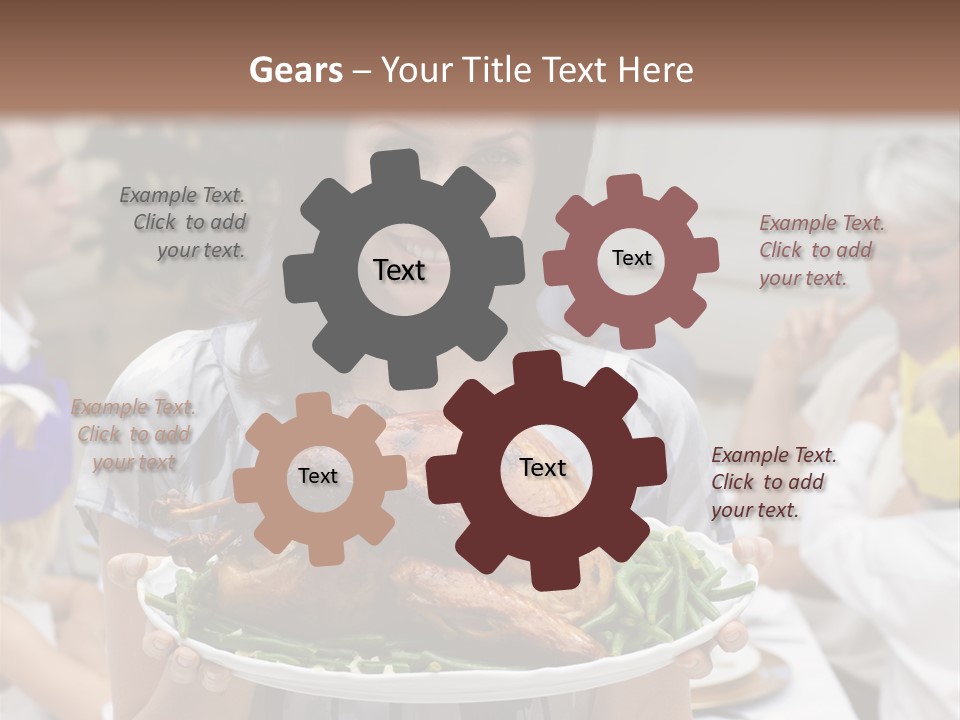 Grandfather Christmas Cheerful PowerPoint Template