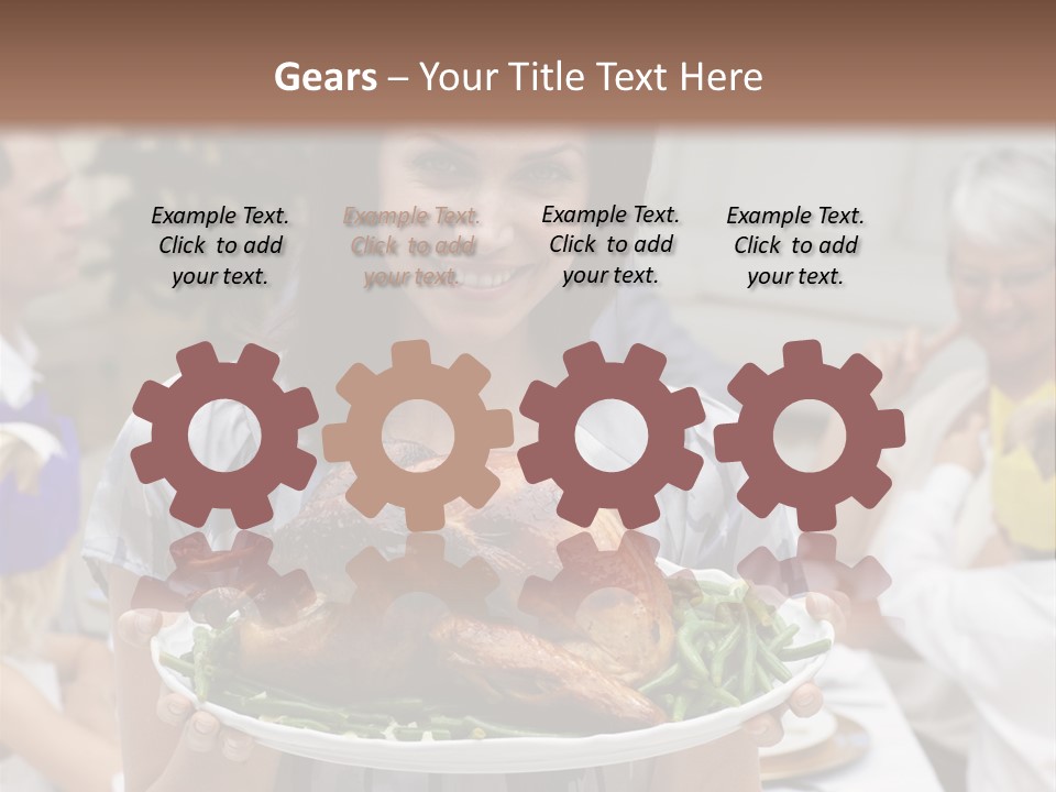 Grandfather Christmas Cheerful PowerPoint Template