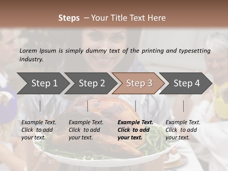 Grandfather Christmas Cheerful PowerPoint Template