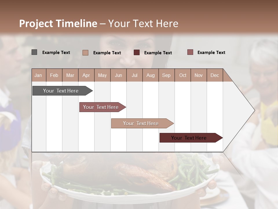 Grandfather Christmas Cheerful PowerPoint Template