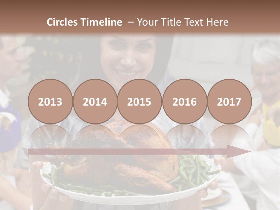 Grandfather Christmas Cheerful PowerPoint Template