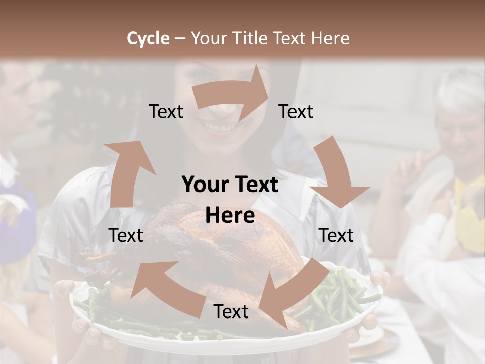 Grandfather Christmas Cheerful PowerPoint Template