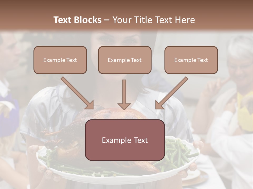 Grandfather Christmas Cheerful PowerPoint Template