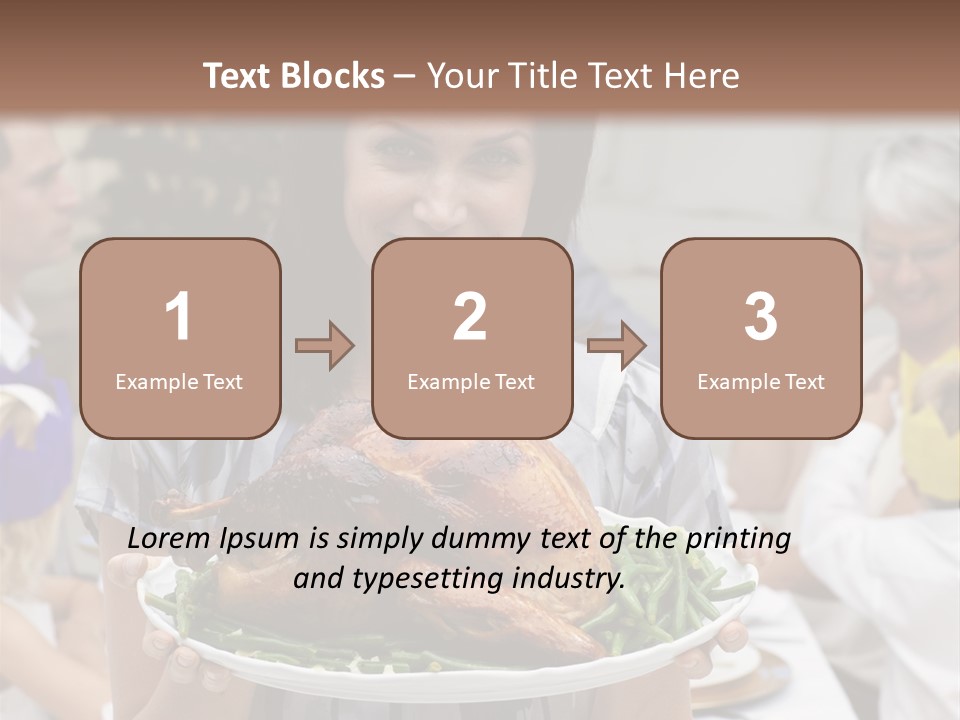 Grandfather Christmas Cheerful PowerPoint Template