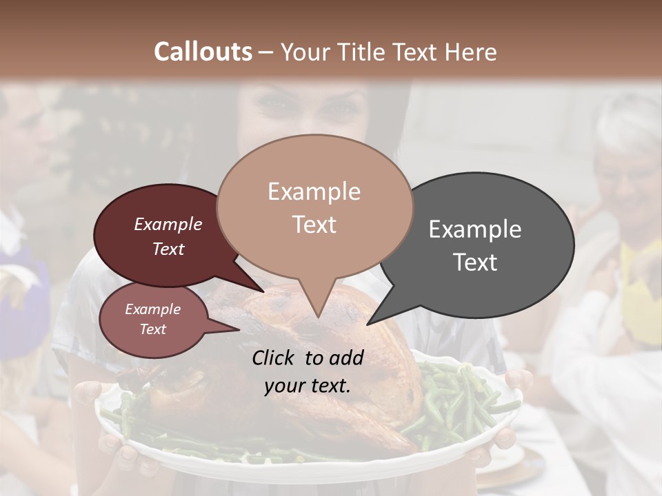 Grandfather Christmas Cheerful PowerPoint Template