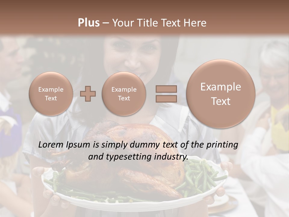 Grandfather Christmas Cheerful PowerPoint Template