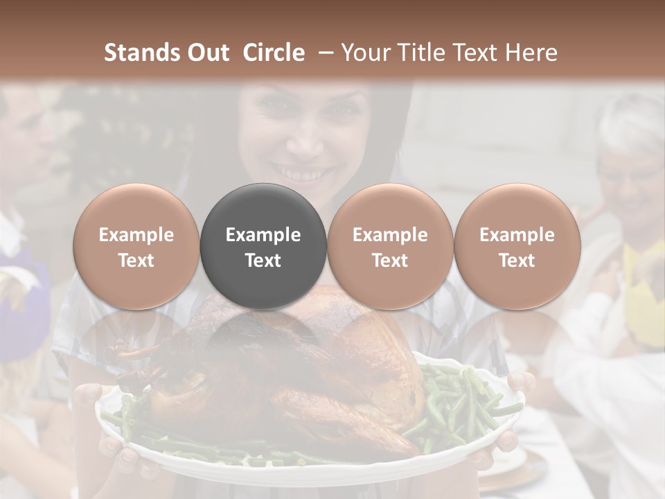 Grandfather Christmas Cheerful PowerPoint Template