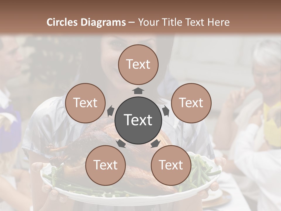 Grandfather Christmas Cheerful PowerPoint Template