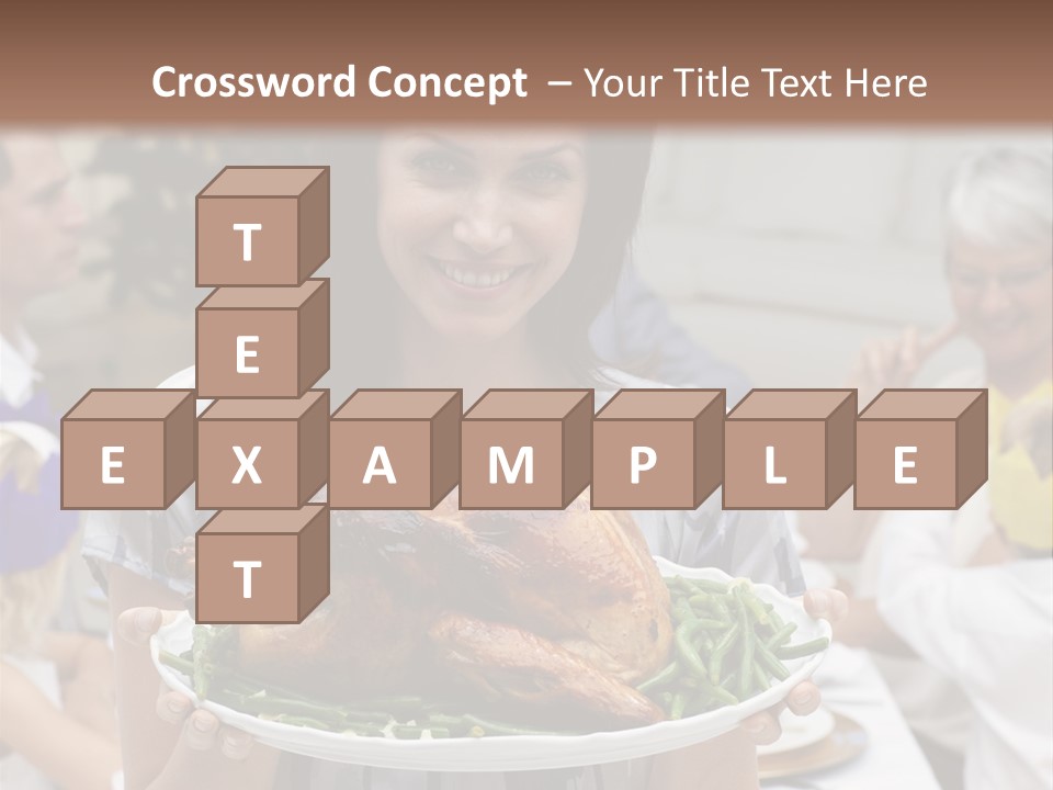 Grandfather Christmas Cheerful PowerPoint Template