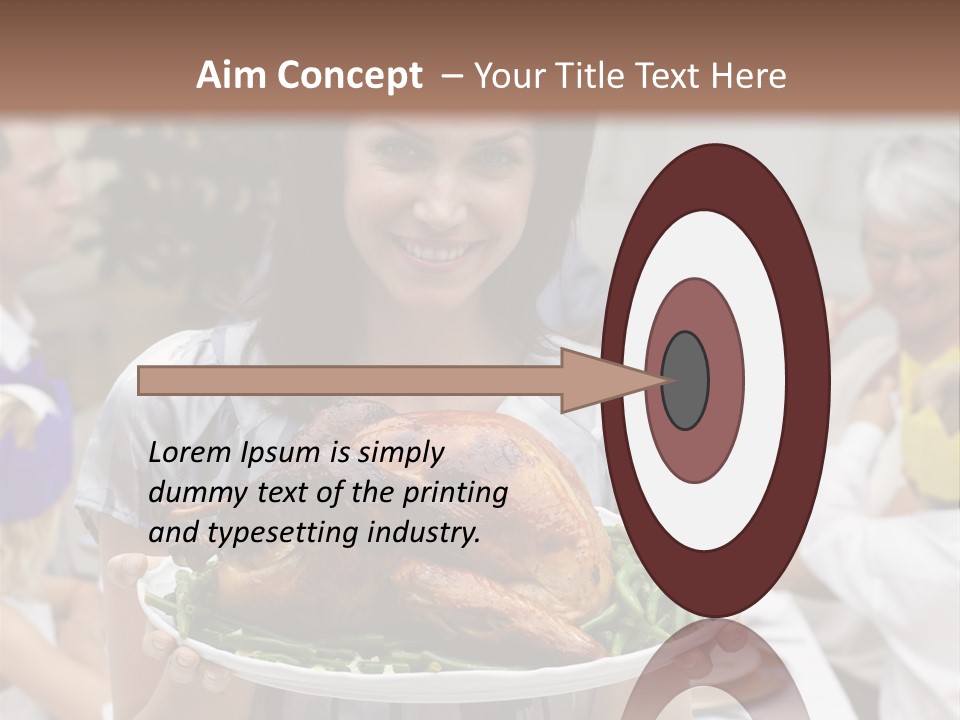 Grandfather Christmas Cheerful PowerPoint Template