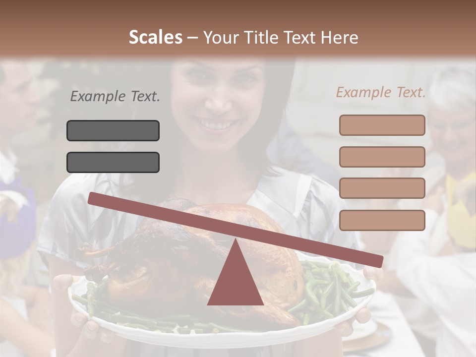 Grandfather Christmas Cheerful PowerPoint Template