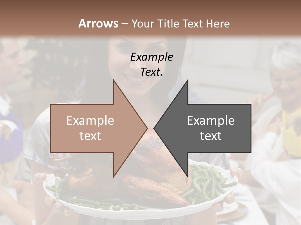 Grandfather Christmas Cheerful PowerPoint Template