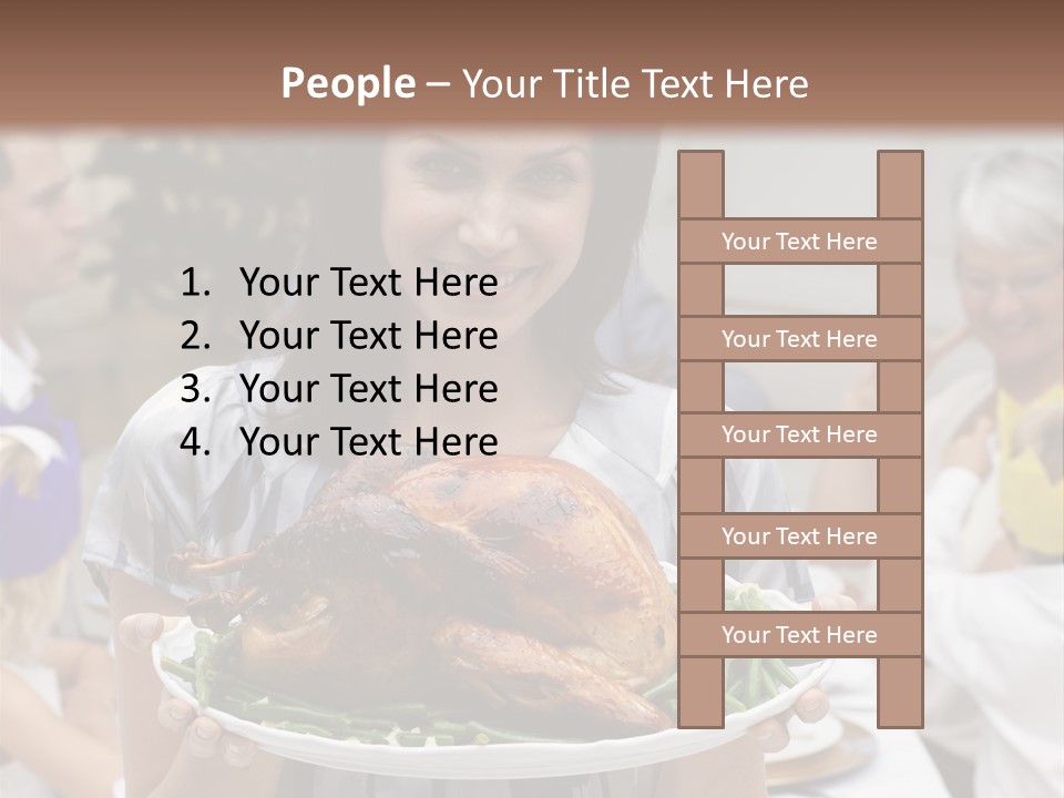 Grandfather Christmas Cheerful PowerPoint Template