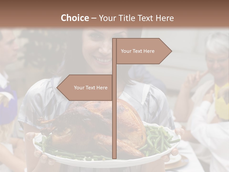 Grandfather Christmas Cheerful PowerPoint Template