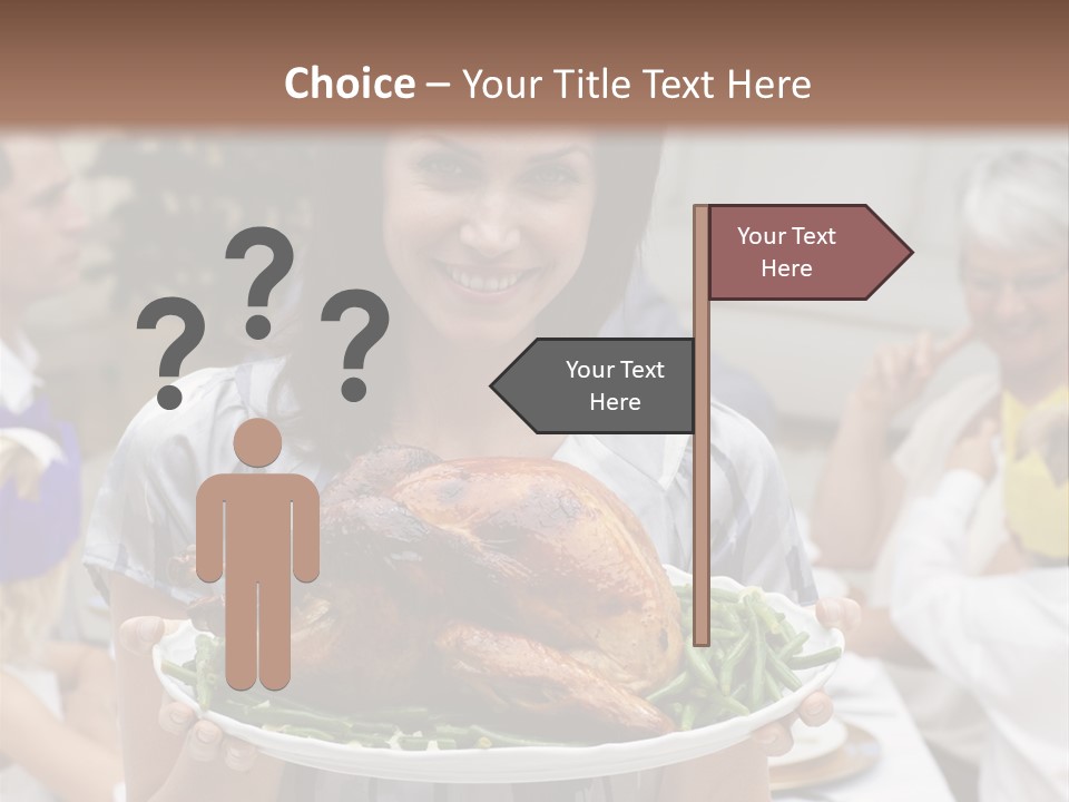 Grandfather Christmas Cheerful PowerPoint Template