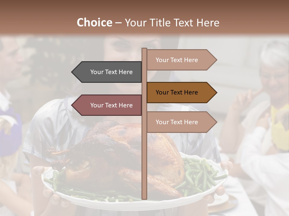 Grandfather Christmas Cheerful PowerPoint Template