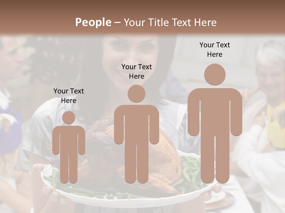 Grandfather Christmas Cheerful PowerPoint Template