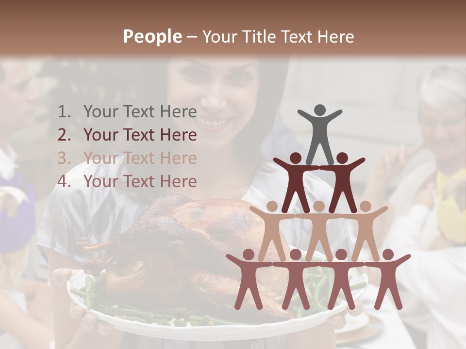 Grandfather Christmas Cheerful PowerPoint Template