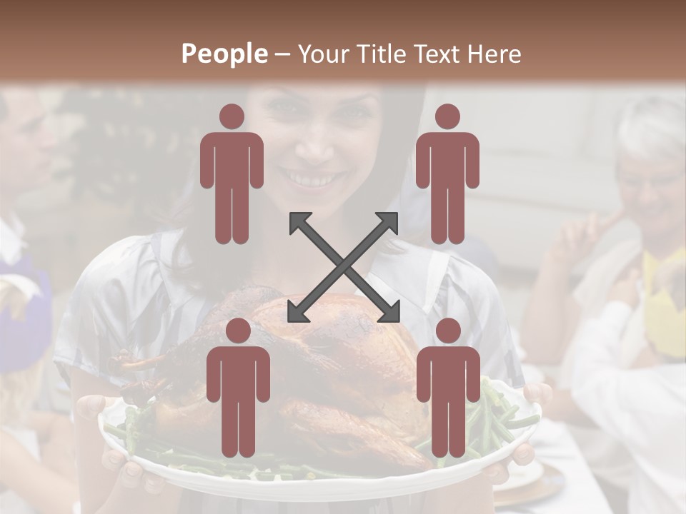 Grandfather Christmas Cheerful PowerPoint Template