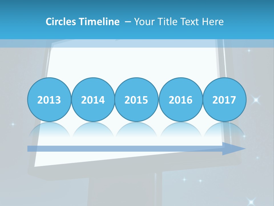 Message Advertisement Blue PowerPoint Template