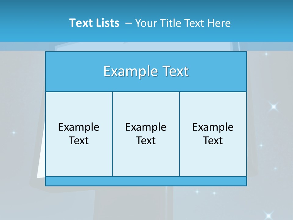 Message Advertisement Blue PowerPoint Template